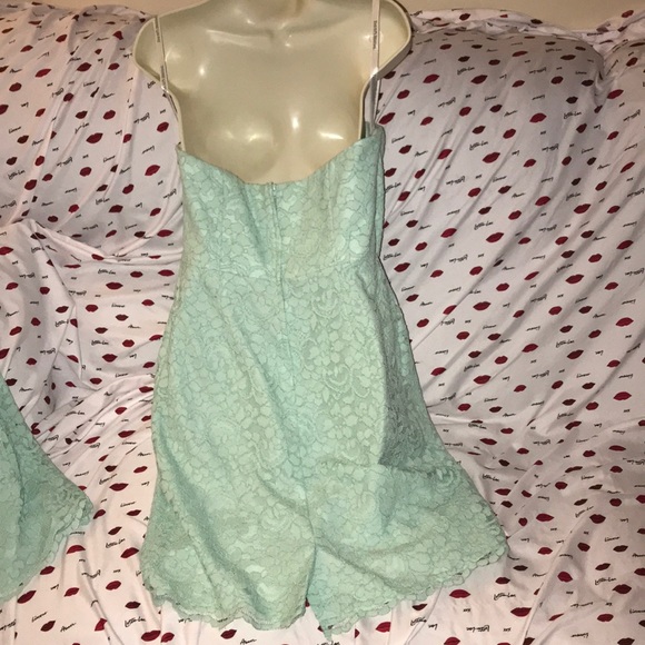 David’s Bridal size 10 strapless dress 👗 mint - Picture 4 of 4